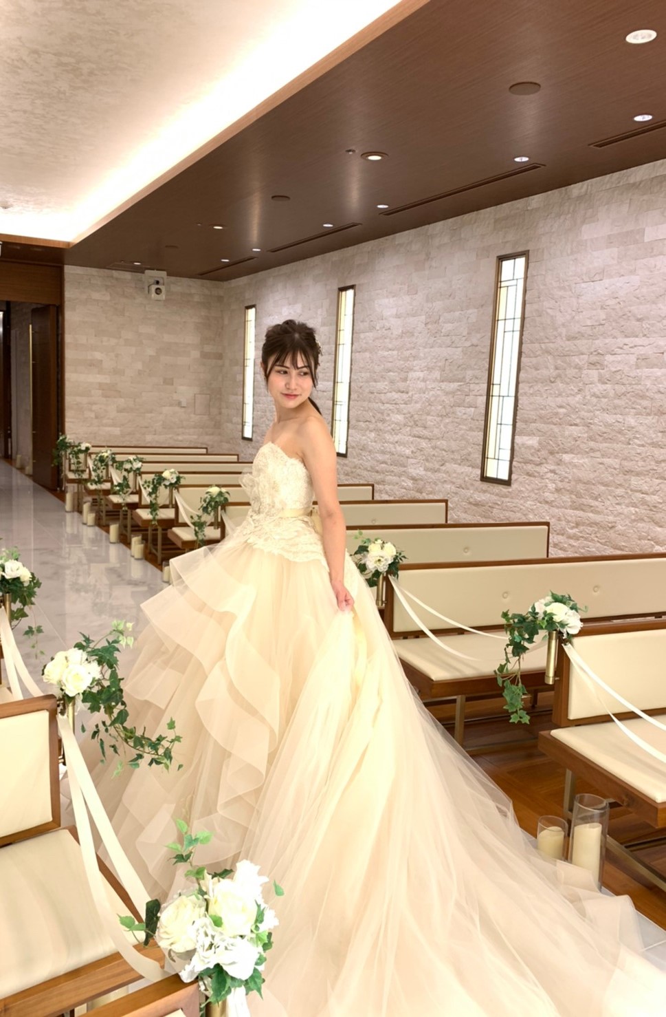 LAZARO 結婚式 ウェディングドレス ビジュー インポートドレス - www