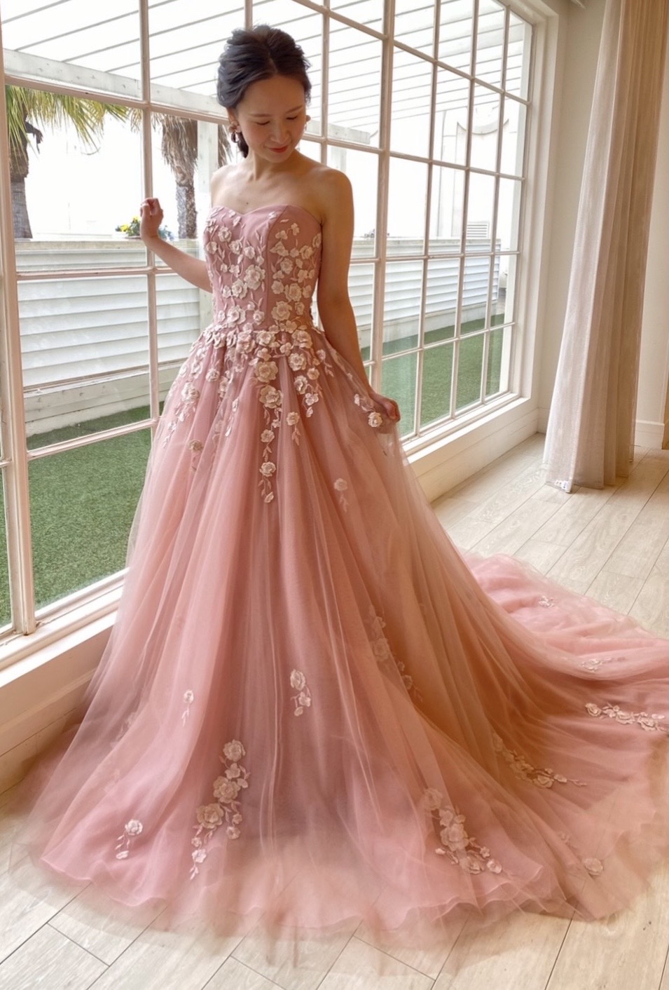 ピンクドレス