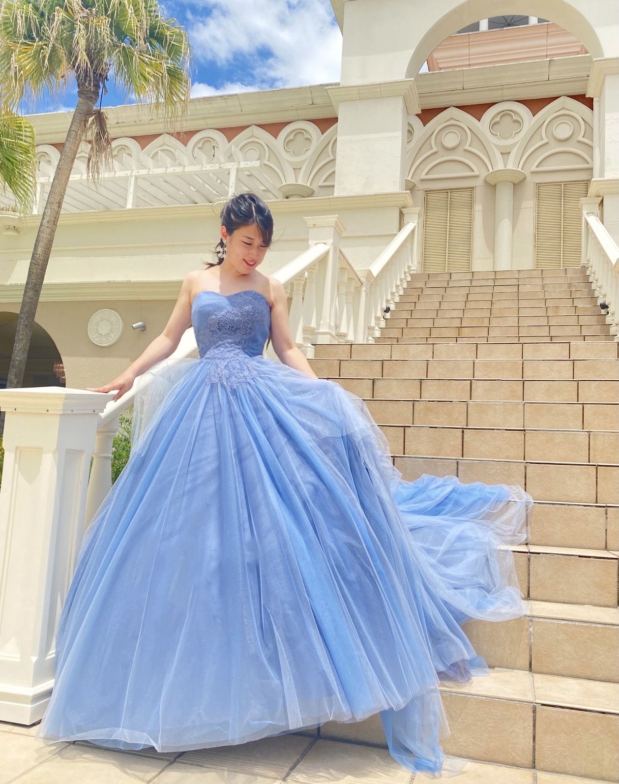 洗練された 華やかなブルーのカラードレス Orion トピックス The Sweet Collection ドレスショップブランド スイートコレクション By Juno